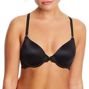 Maidenform One Fab Fit Lace Racerback Underwire Full Coverage Bra Black 40DD